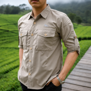 Kemeja Lengan Panjang Quickdry Mountaingeer Kazak