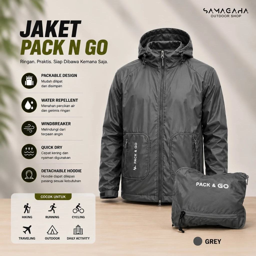 Jaket Mountaingeer Pack N Go - Image 3