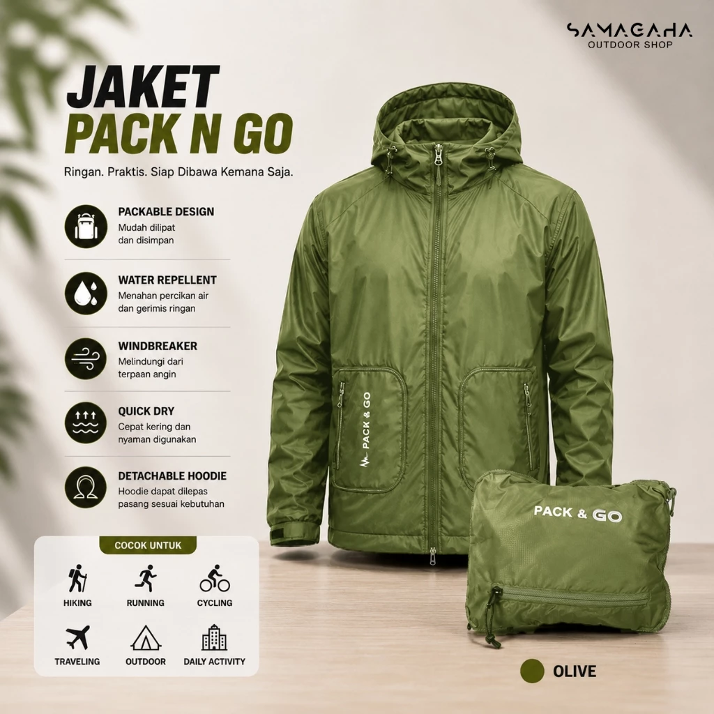 Jaket Mountaingeer Pack N Go - Image 2