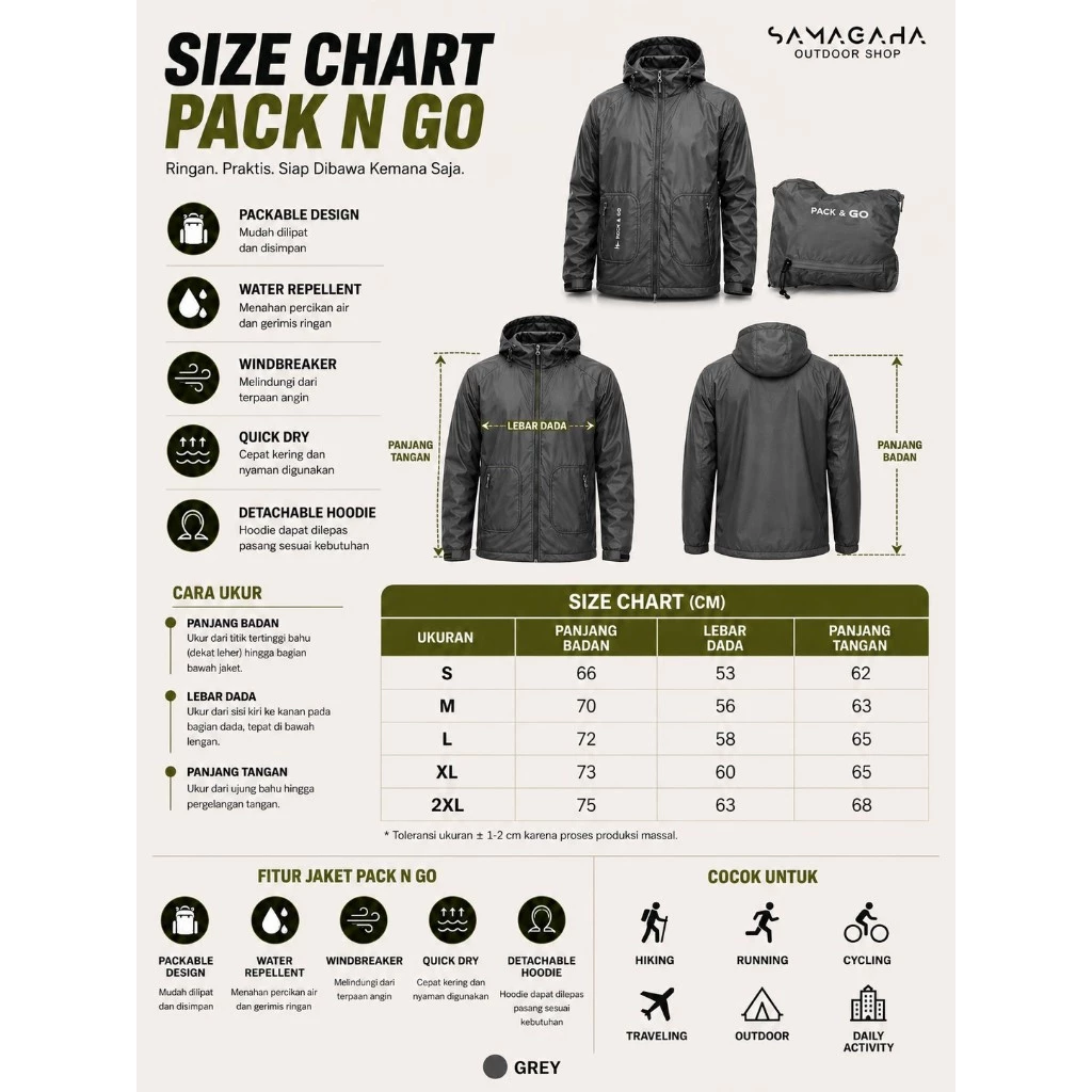 Jaket Mountaingeer Pack N Go - Image 7